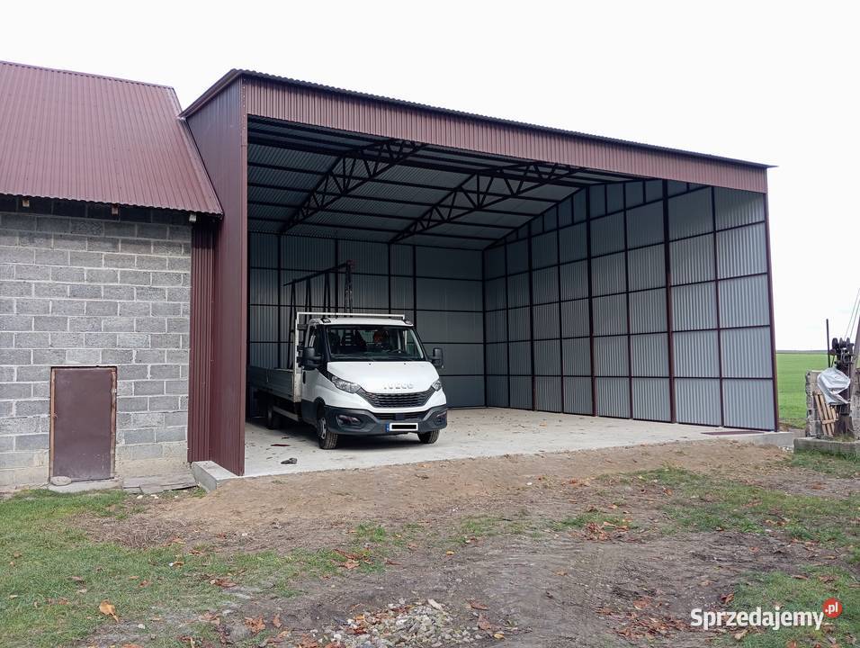 C181 Duży Garaż Blaszany Wiata Garażowa Hala Kępno sprzedam