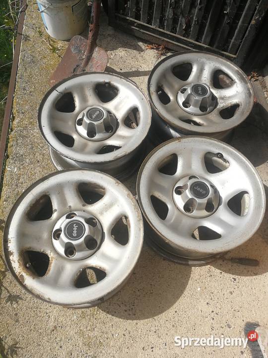 Jeep Cherokee XJ Wrangler YJTJ felgi stalowe oem Niepołomice sprzedam
