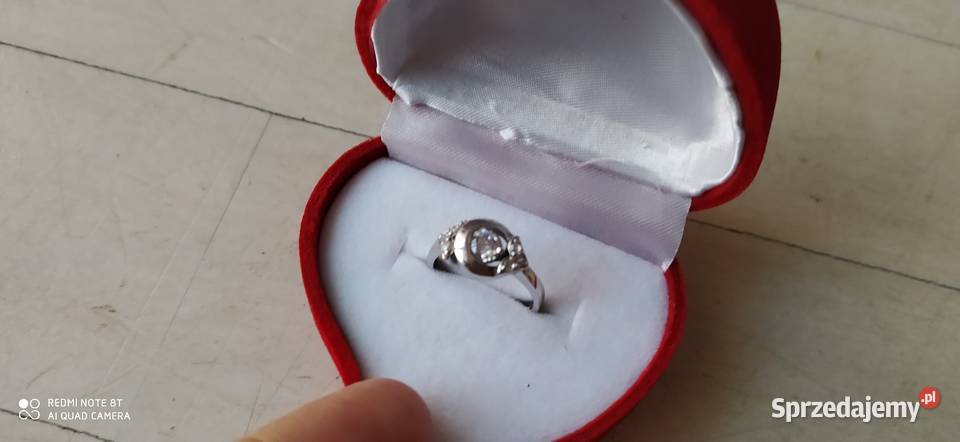 srebrny pierścionek nowy Poznań