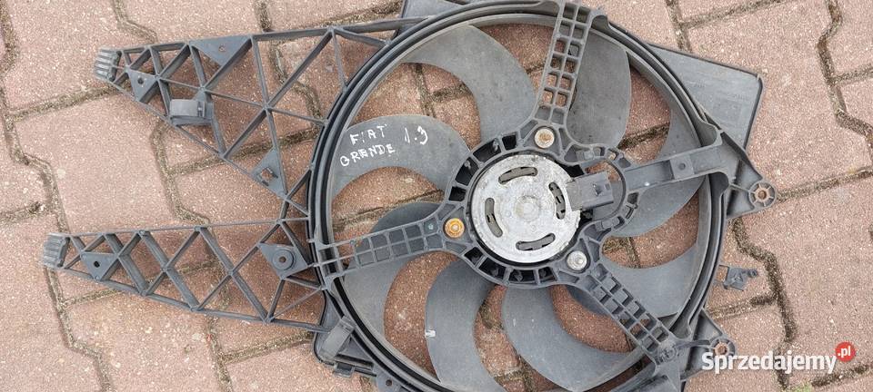 Wentylator chłodnicy FIAT GRANDE PUNTO 13 osobowe Szczecin sprzedam