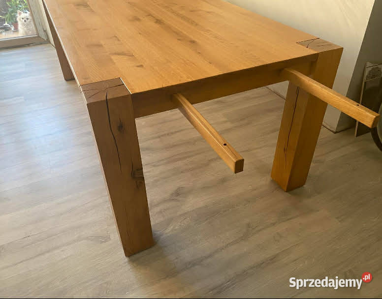 Stół dębowy Ludwik Stylnaprawdę okazjaponieważ łódzkie Łódź