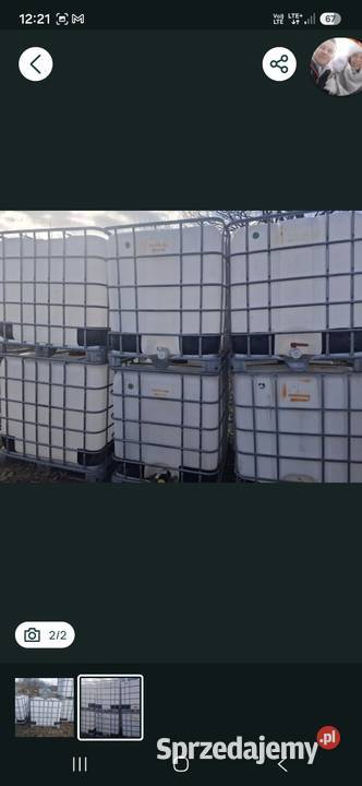 Mauzer mauzery 1000L CZYSTE PLASTIKOWE I Śliwice
