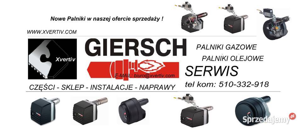Giersch Palniki Gazowe i Olejowe Serwis sklep gaz małopolskie Kraków