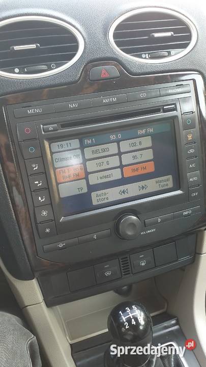 Ford Focus czarny Motoryzacja Wolbrom
