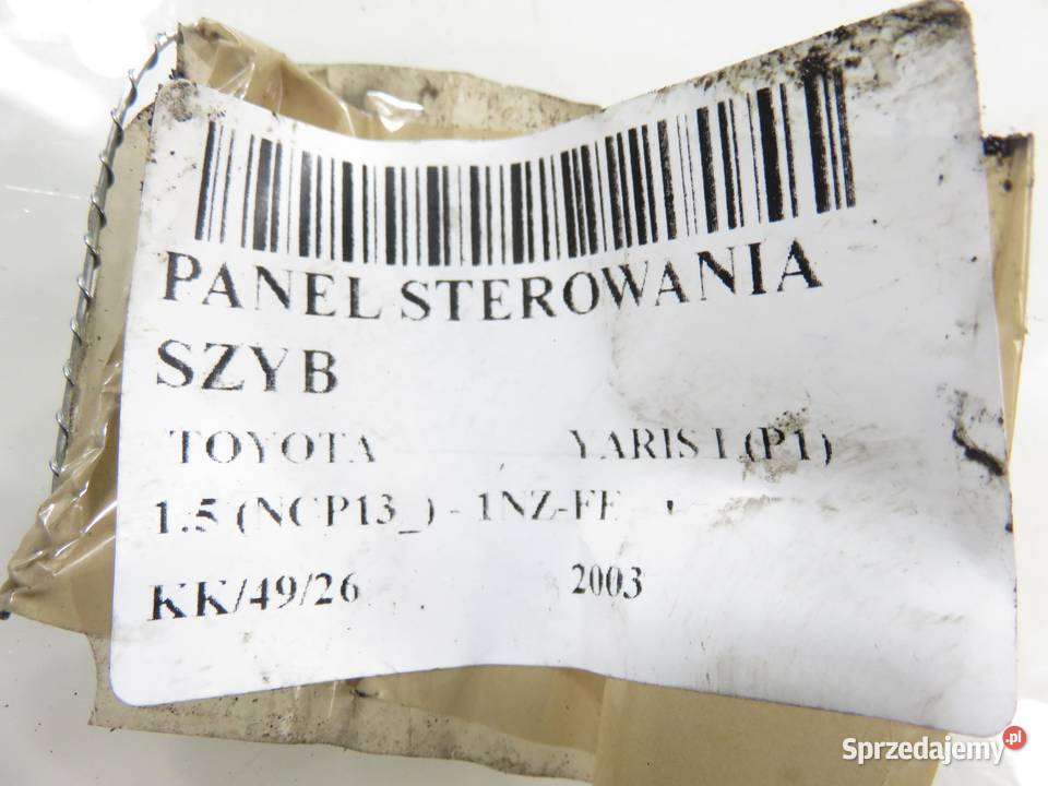 PANEL SZYB TOYOTA YARIS I małopolskie