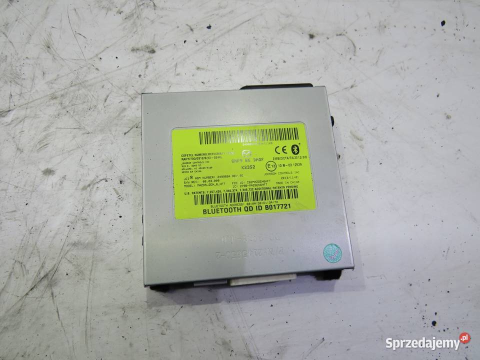 MODUŁ STEROWNIK BLUETOOTH MAZDA 6 GJ GHP966DHOF