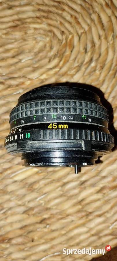 Obiektyw minolta Rokkor 45 mm 12 Fotografia i Optyka Ciechocinek