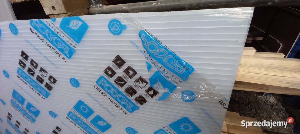 płyta poliwęglanowa 230x130 Błotnica Strzelecka sprzedam