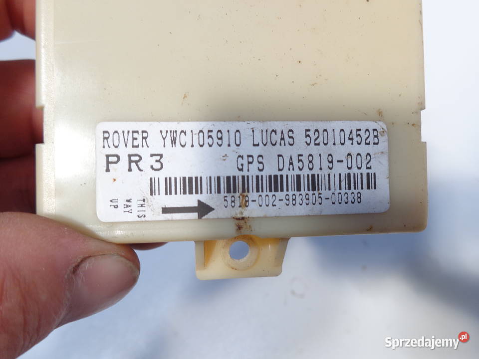 MG F MGF CABRIO KOMPUTER MODUŁ STEROWNIK ALARMU