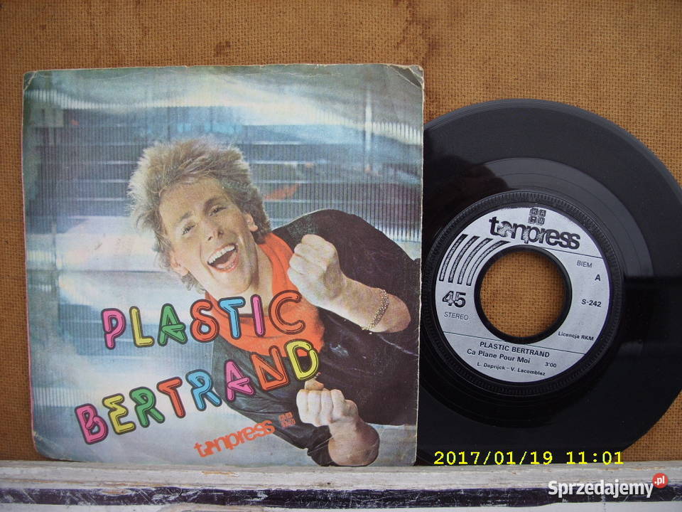 Singiel PLASTIC BERTRAND CA PLANE POUR MOI Wołów