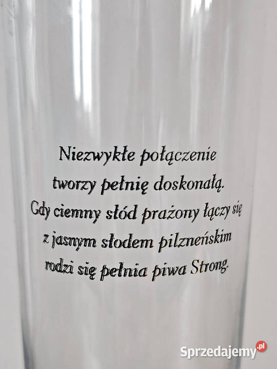 Szklanka pokal kufel piwo Strong 05l Szklanki i kufle Krosno sprzedam