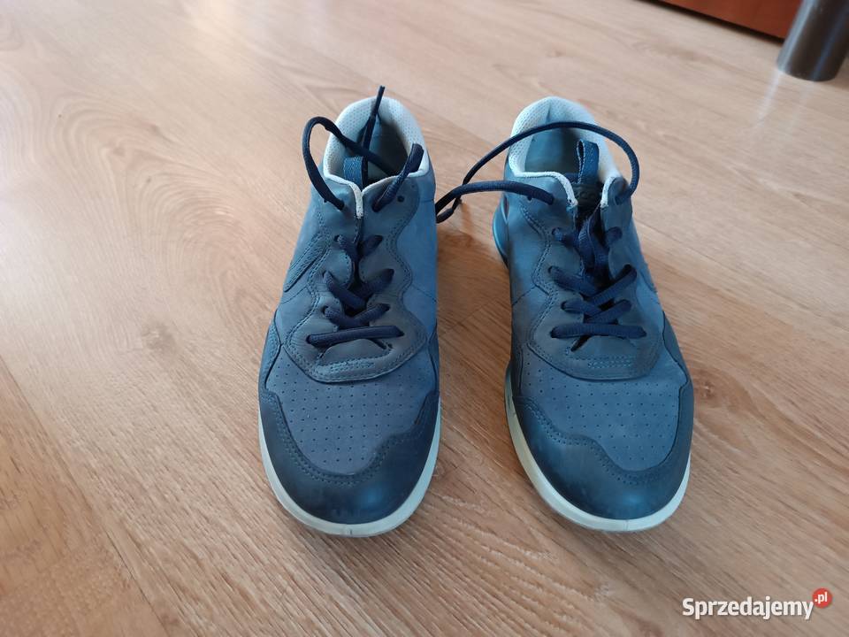 Buty sportowe męskie ECCO skóra niebieskigranat Szczyrk sprzedam
