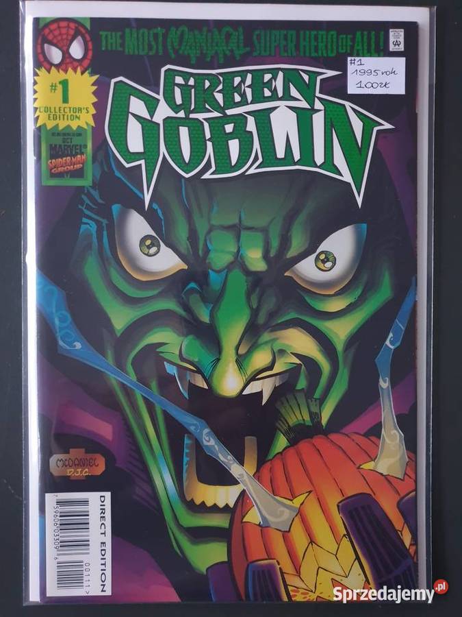 Green Goblin 1 oryginalny komiks Marvel USA 1995 pomorskie Gdynia