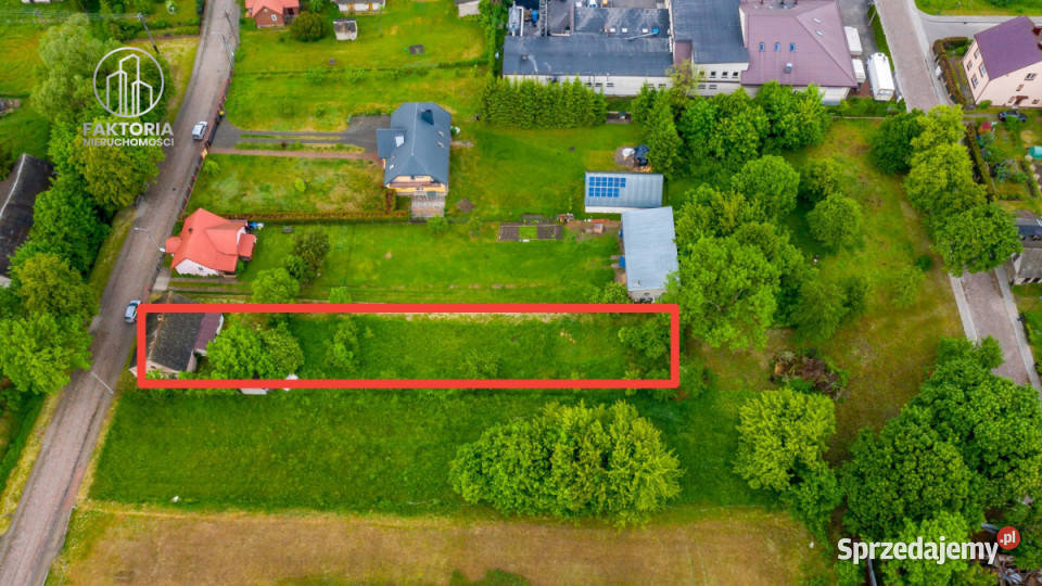 Działka Tykocin Nadkanalna 105m2 szambo