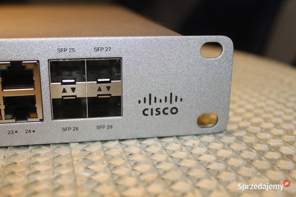 Cisco Meraki MS12024P Switch 24x RJ45 4x SFP Gigabit Ethernet Pakość