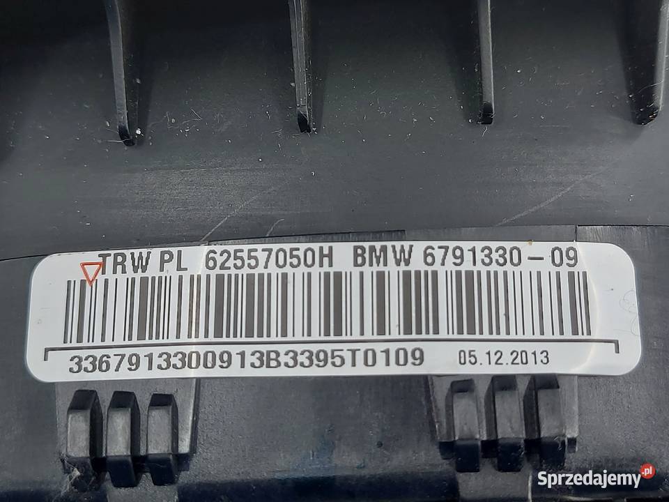 BMW F20 15r poduszka AIRBAG 6791330 osobowe Wyposażenie wnętrza Kielce