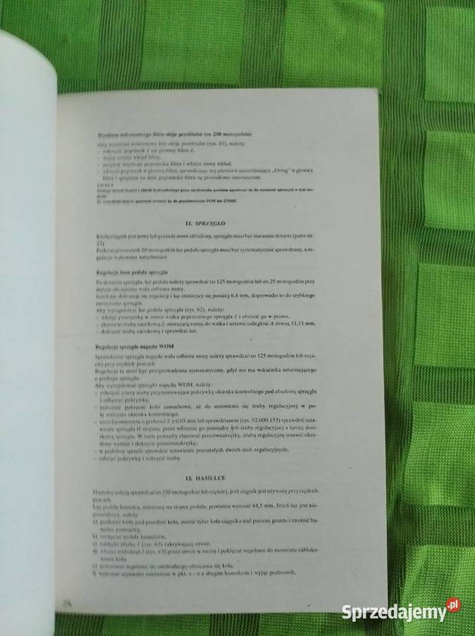 Instrukcja obsługi zakładowa MF 235 Lublin