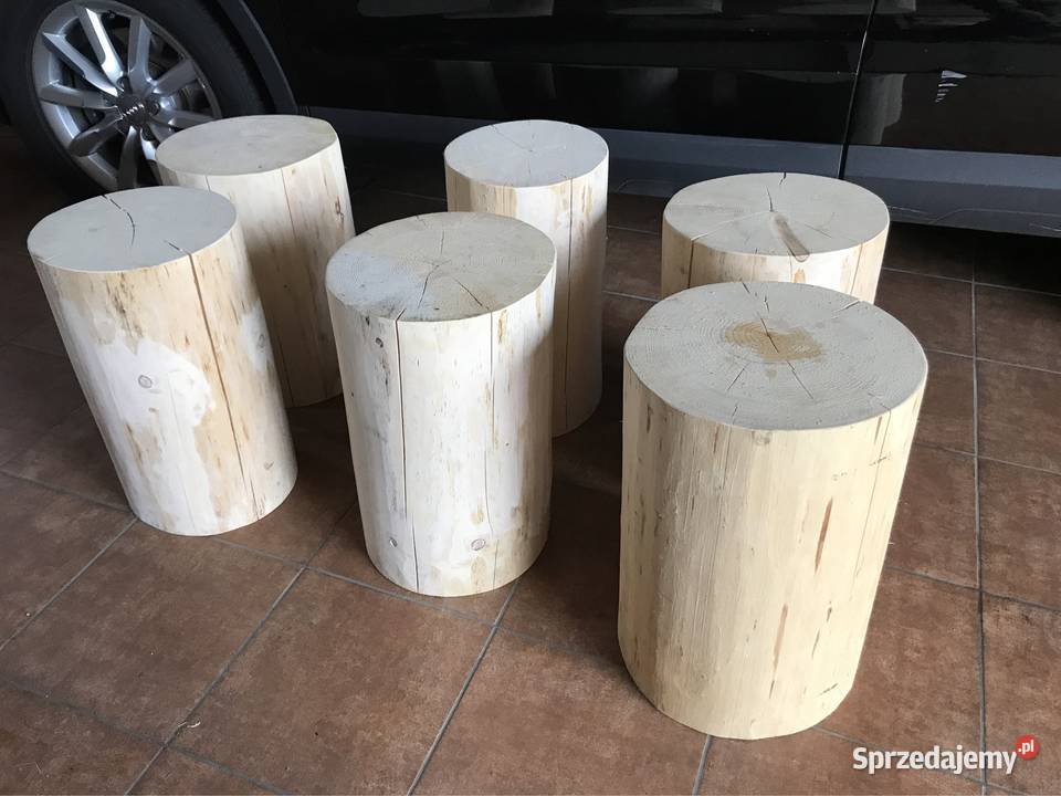 Pienki ozdobne drewniane pniaczki pniaki Kraków