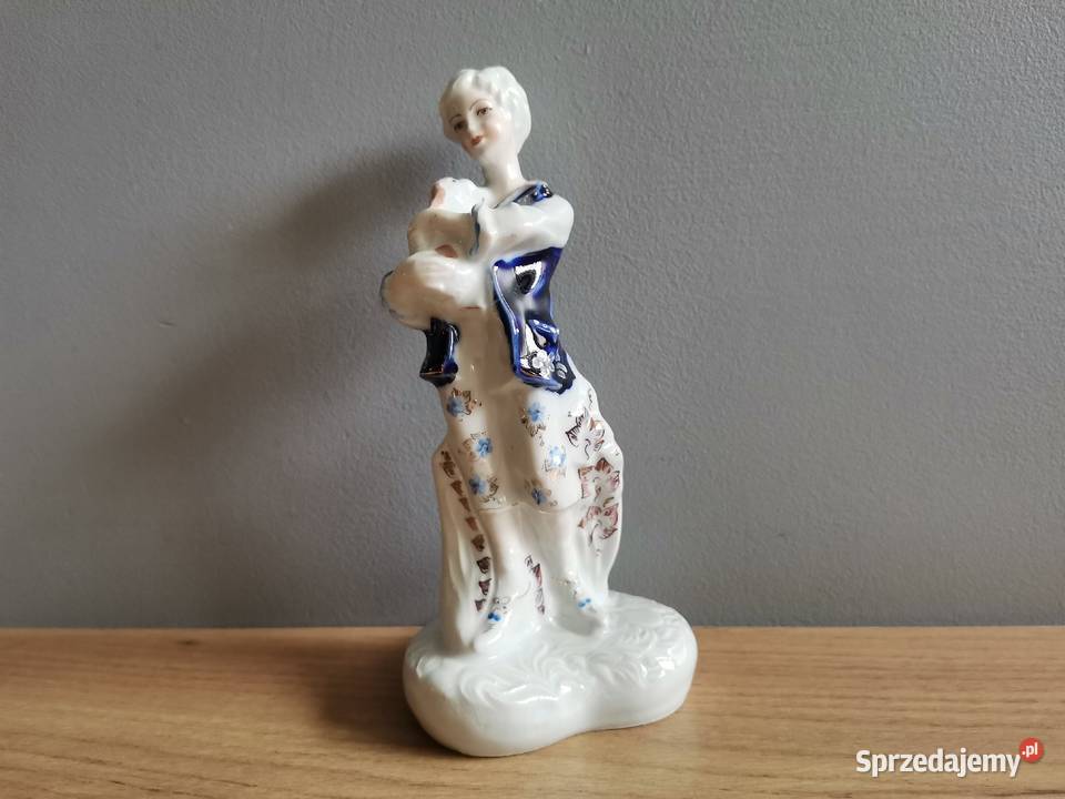 Stara figurka Chłopiec z Psem porcelana Bytom Katowice sprzedam