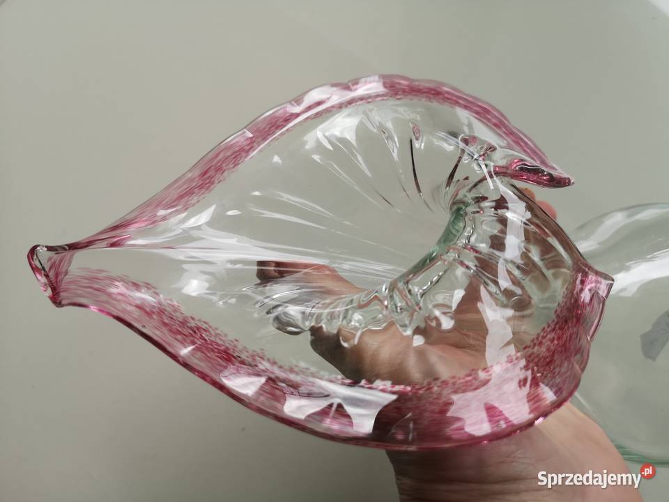 Wazon Lilia szkło vintage Porcelana i szkło kujawsko-pomorskie