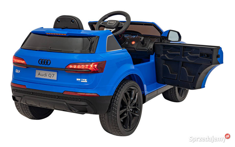 Audi Q7 LIFT Niebieski 12V 2x35W Koła EVA Łopuszno