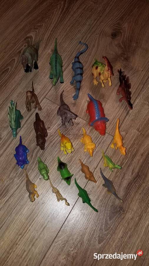 Dinozaury figurki 23 sztuki różne rozmiary 6155