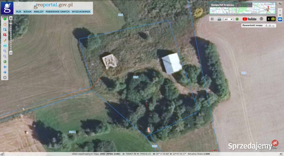 Działka rolna siedliskowa Olszanka