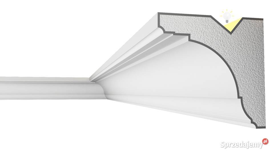 gzyms oświetleniowy sztukateria FK16 utwardzany Warszawa sprzedam