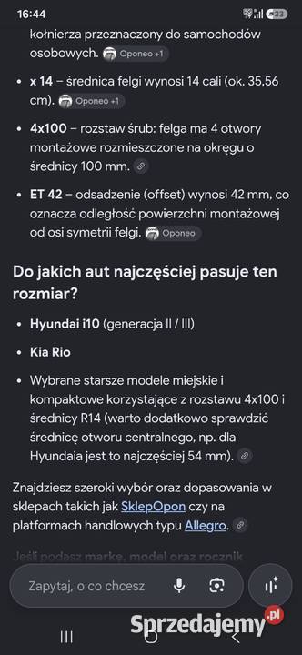 Felgi 4 14zali 4 x100 Biestrzynnik