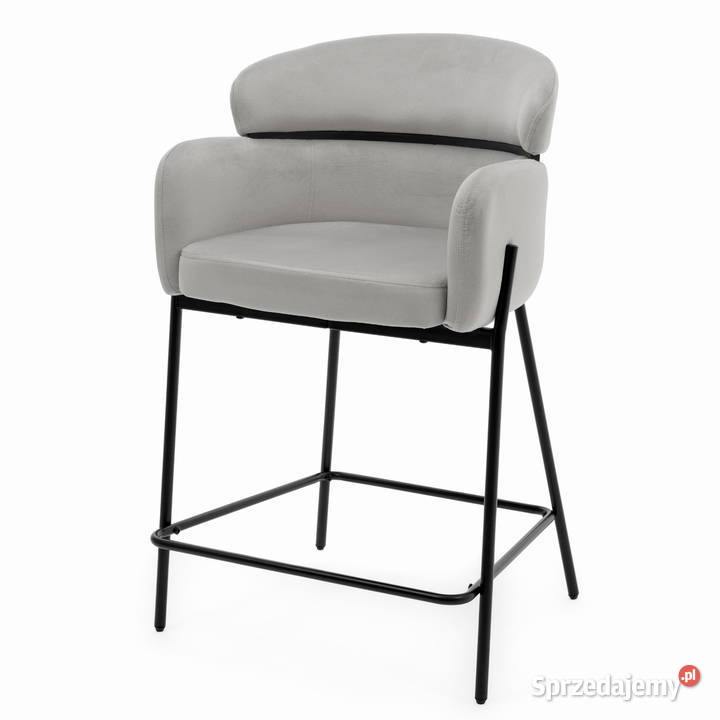 Hoker Tapicerowany Bolzano Jasnoszary Wysyłka Tarchały Małe