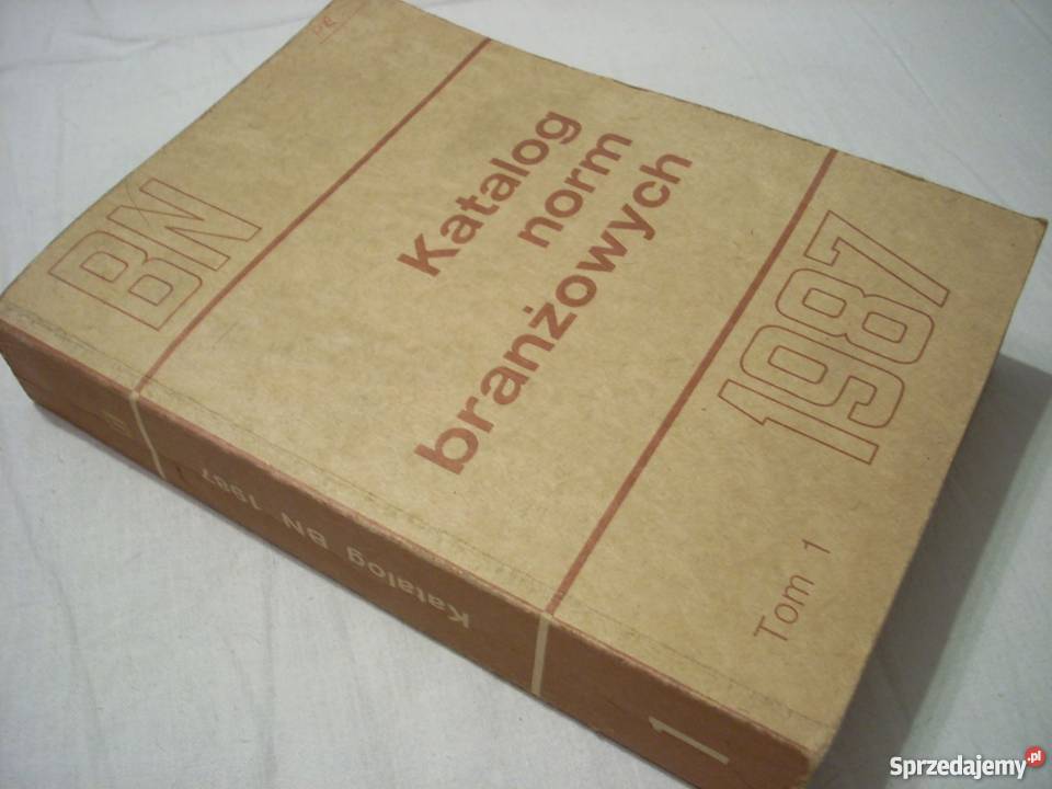 Katalog Norm Branżowych T.1  1987 r.