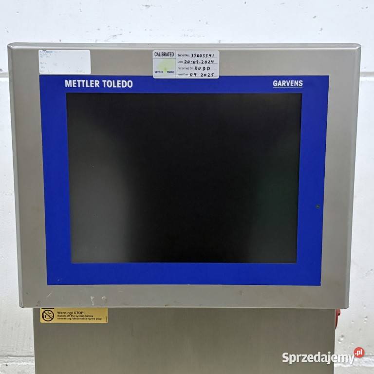 WYKRYWACZ METALI Z WAGĄ KONTROLNĄ METTLER TOLEDO lubelskie Zamość