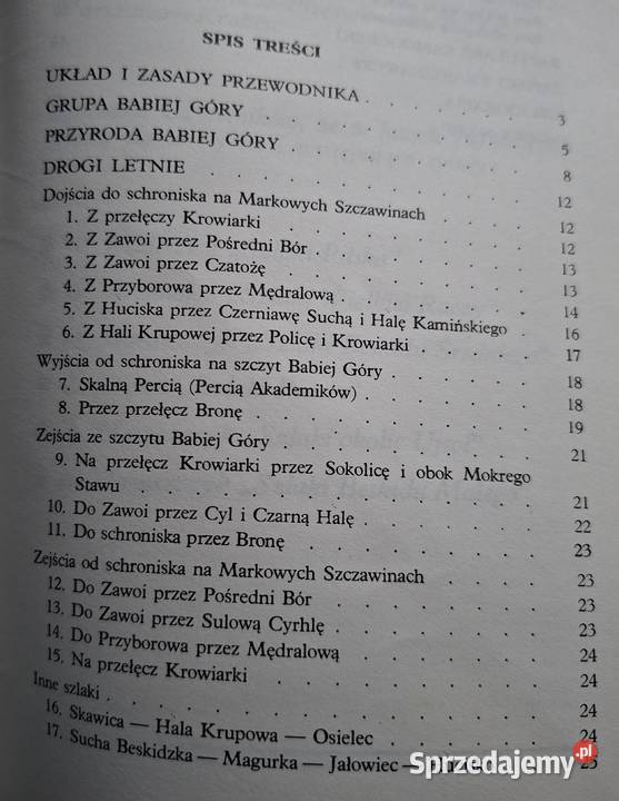 Szlaki Babiej Góry W Midowicz Rok wydania 1979 Mapy i przewodniki sprzedam