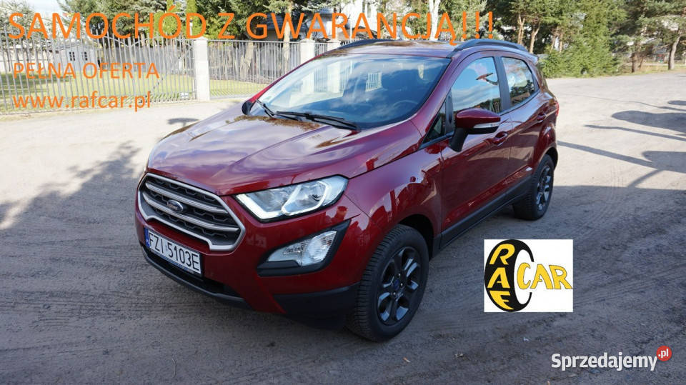 Ford EcoSport super stan Gwarancja II 2013 wielofunkcyjna kierownica Zielona Góra