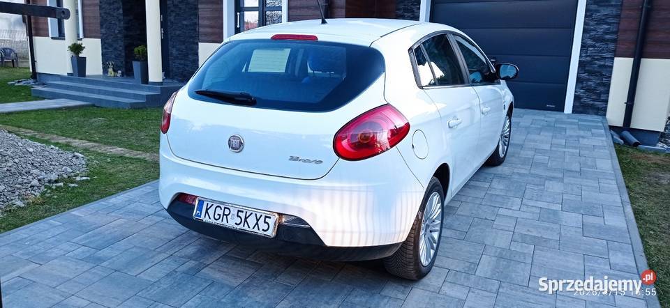 FIAT Bravo 2 biały 2012 przebieg 103000 ABS
