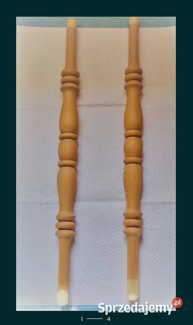 TRALKI do balustrady Tralka drewniana ozdobna Pszczyna