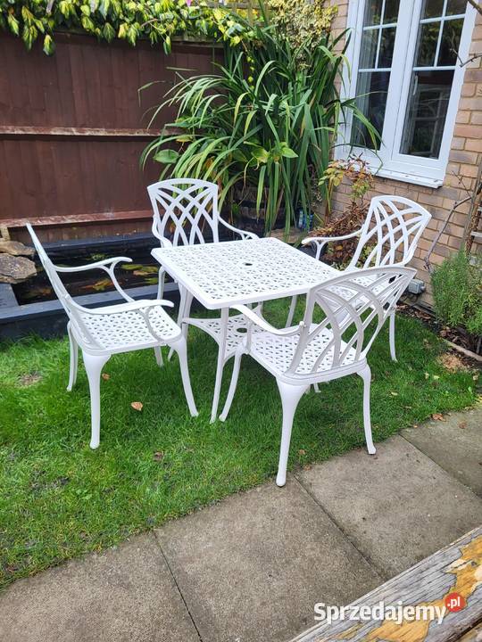 Unikatowy zestaw mebli ogrodowych ALUMINIUM 4 Ciepielów