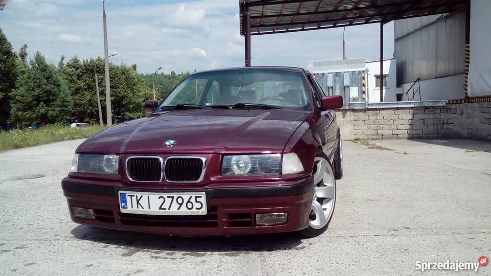 BMW e36 320i RARYTAS wiśniowy Seria 3 Zagnańsk