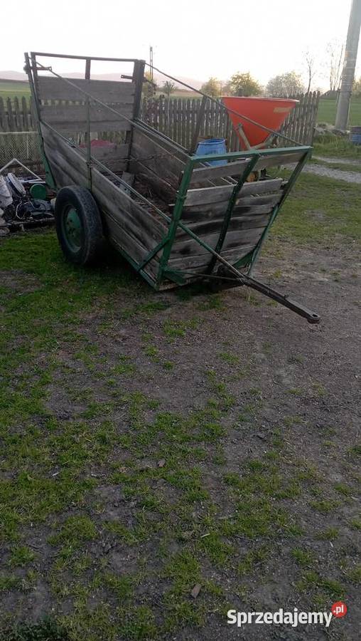 Przyczepka jedno osiowa Przyczepy rolnicze dolnośląskie Dzierżoniów