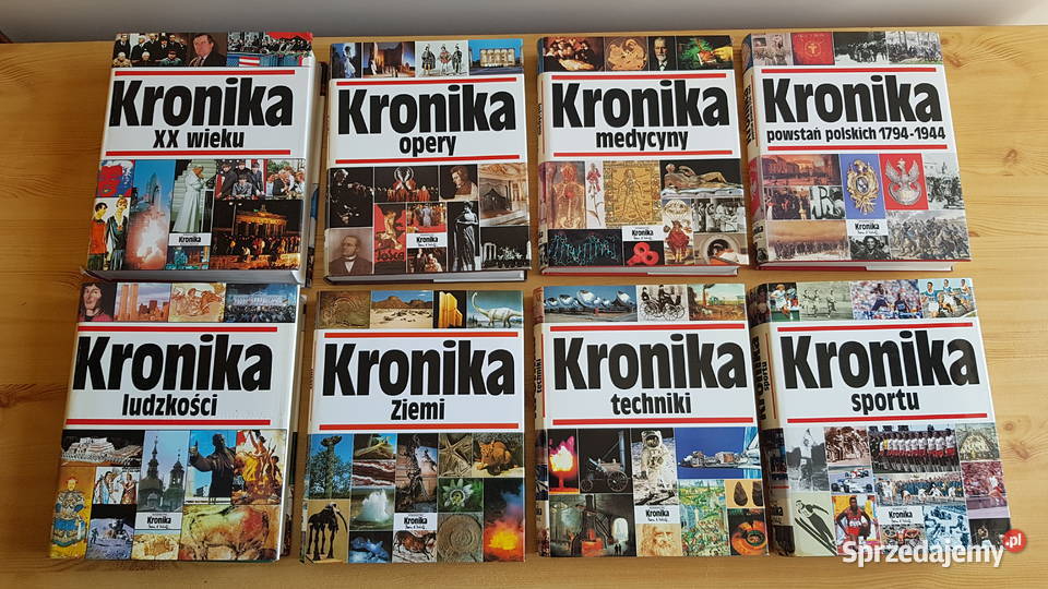 Zestaw Kronika x 8 medycyny ludzkości sportu Dąbrowa Górnicza