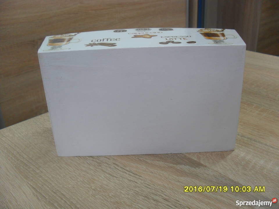 Pojemnik decoupage na przyprawy słodycze Bochnia sprzedam
