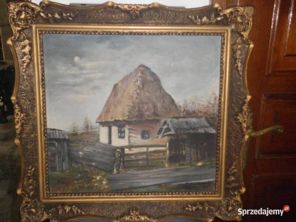 Obraz ręcznie malowany Warszawa