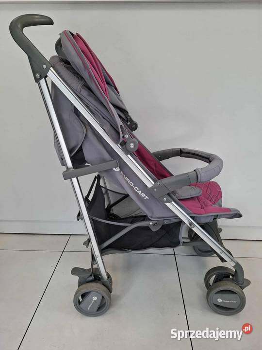 WÓZEK PARASOLKA EuroCart Cross Line Fuchsia Spacerówki Kraków