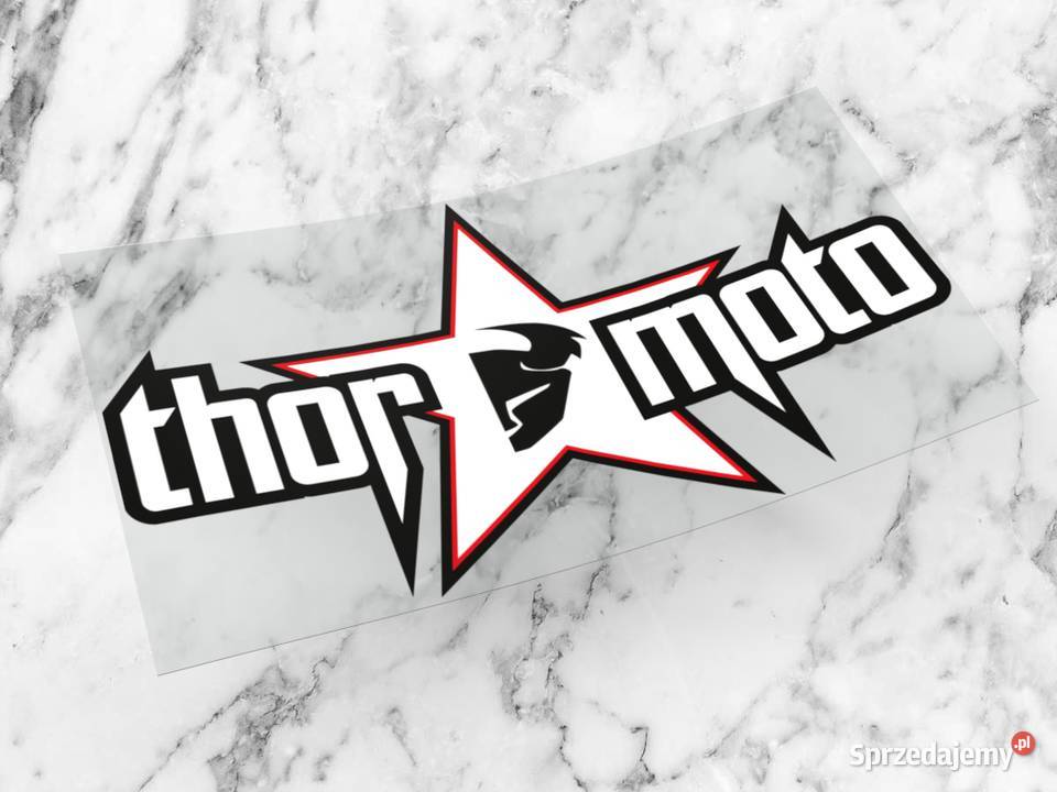 Naklejka THOR MOTO 10 x 6 thormoto cross mx podlaskie Choroszcz