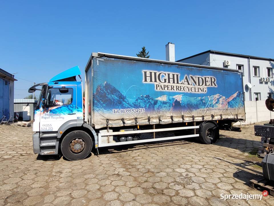 Mercedes AXOR 1824 Skrzynia Firanka Plandeka blokada mostu sprzedam