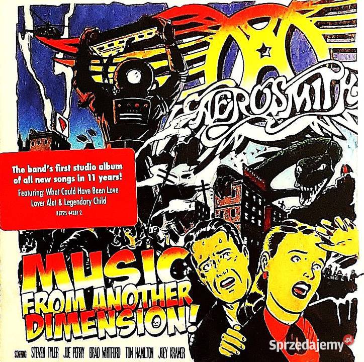 Kultowy Album CD Zespołu Aerosmith Nine Lives Kultura i Rozrywka