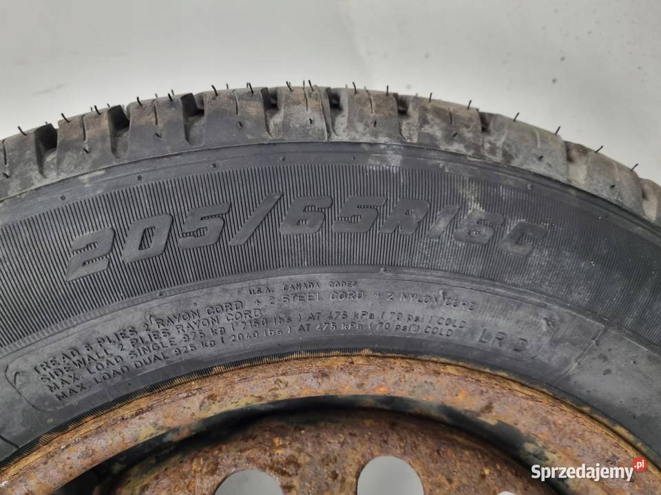 KOŁO ZAPASOWE Renault Trafic II felga 20565 R16C