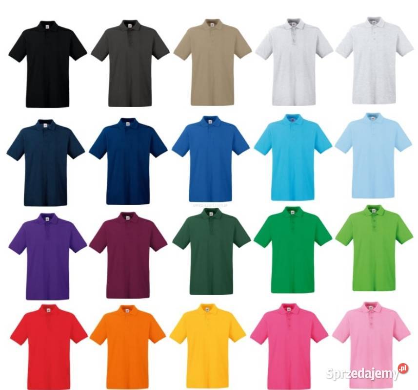 Stock koszulek Fruit of the Loom mix nowe unisex Konin