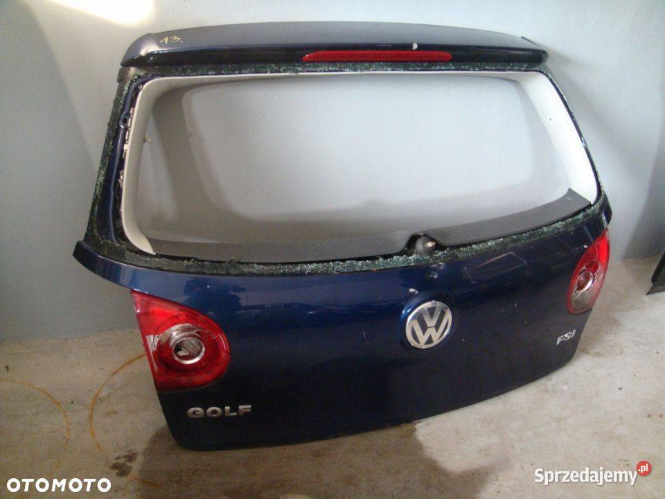 KLAPA BAGAŻNIKA VW GOLF V 5 HB 0308R świętokrzyskie Włoszczowa