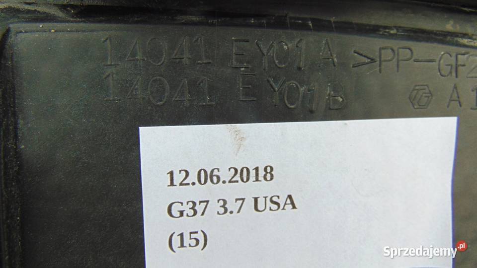 OSŁONA POKRYWA SILNIKA 37 INFINITI G37 Nowy Tomyśl